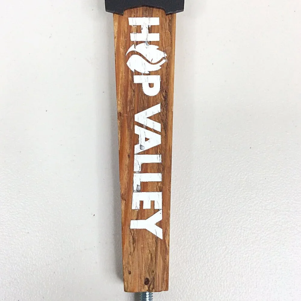Hop‎ Valley Beer Tap Handle Wood Eugene Oregon 12